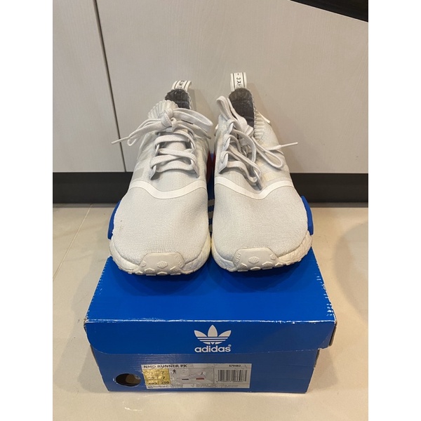 adidas nmd 白PK OG配色，us7.5,25.5cm