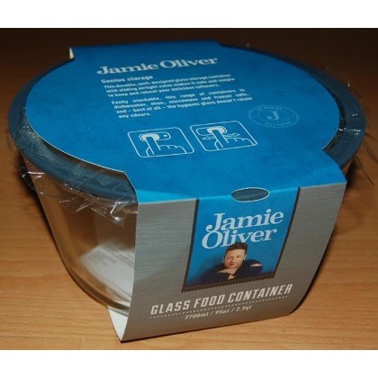 (全新免運費全省配送快速出貨) Jamie Oliver傑米奧利佛圓形耐熱玻璃保鮮盒(特大)2770 ml