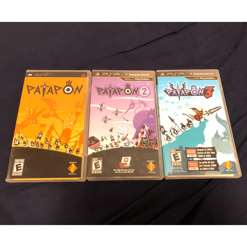 Patapon Psp 遊戲片英文版二代三代sony 戰鼓啪搭碰 蝦皮購物