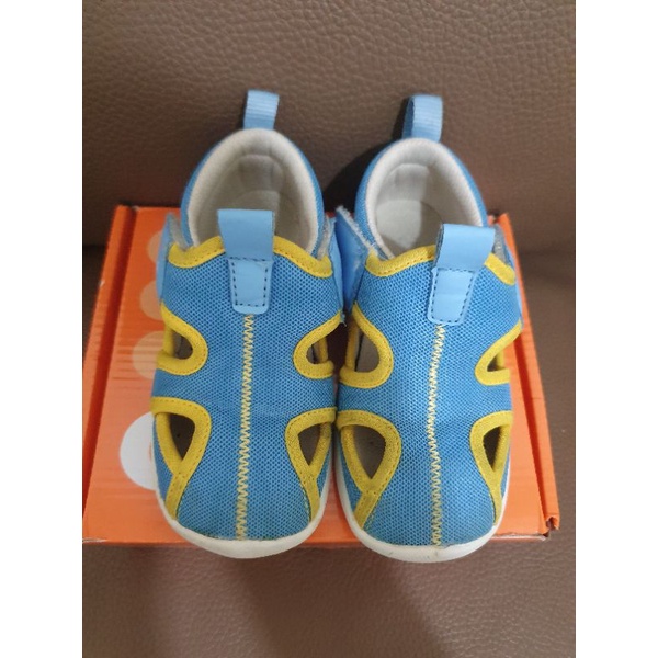 Combi幼兒機能護趾涼鞋(15.5cm快意藍)