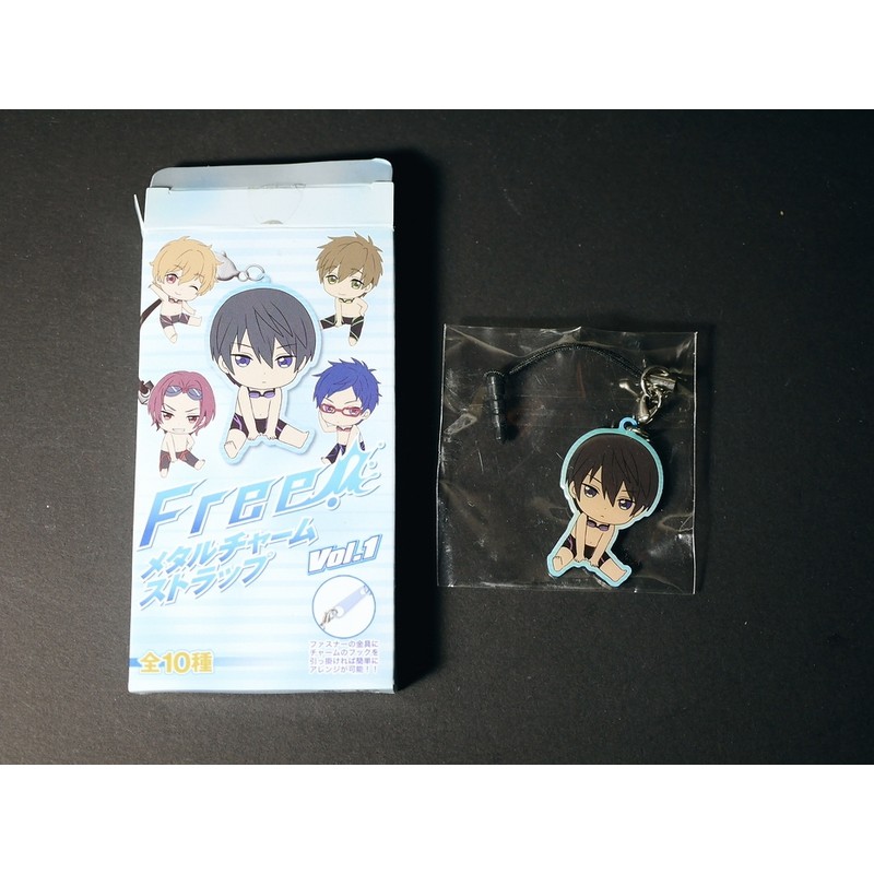 Tp小屋 現貨 Free 男子水泳部盒玩金屬吊飾手機吊飾vol 1 泳衣款七瀨遙日版全新未拆 蝦皮購物