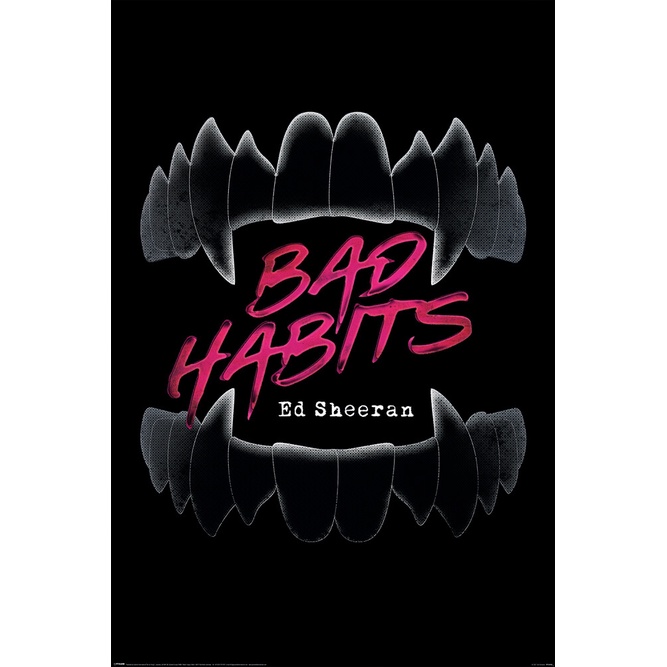 紅髮艾德 Ed Sheeran (Bad Habits) – 英國進口海報