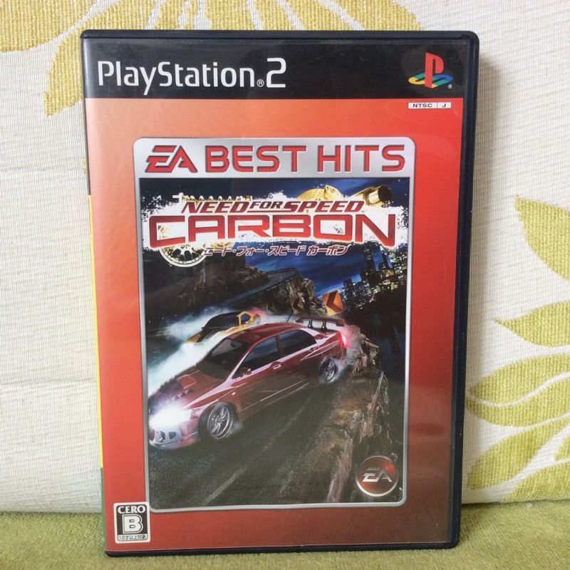 PS2 日版 極速快感 玩命山道 急速快感 亡命山道 Need for Speed Carbon the best版