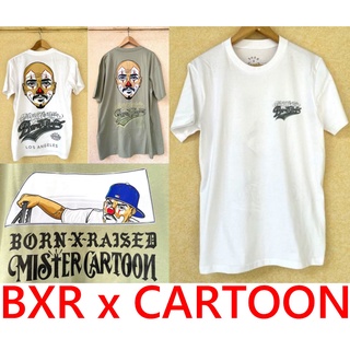 BLACK全新MR.CARTOON x Born x Raised卡通先生！墨西哥小丑骷髏/凱迪拉克HIP HOP短T