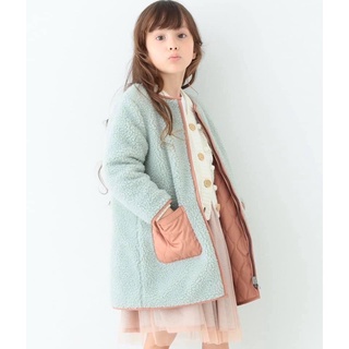 2️⃣二手私服2️⃣ 日本 Beams 小童 雙面 大衣 外套 長大衣 鋪棉
