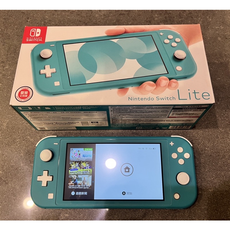 任天堂Switch Lite 主機 二手 綠色 有貼保護貼