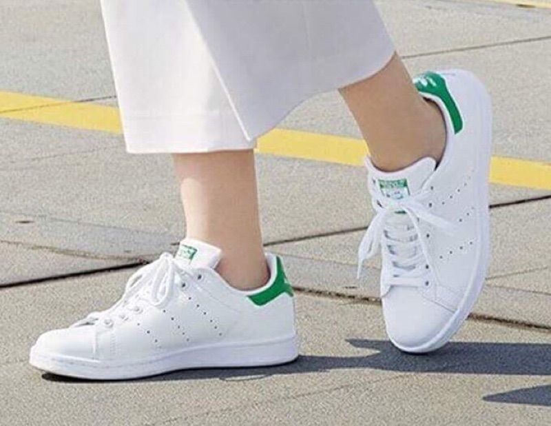 調 現貨 ADIDAS STAN SMITH 皮革 白 綠 綠尾 白綠 FX5502 休閒鞋 情侶鞋