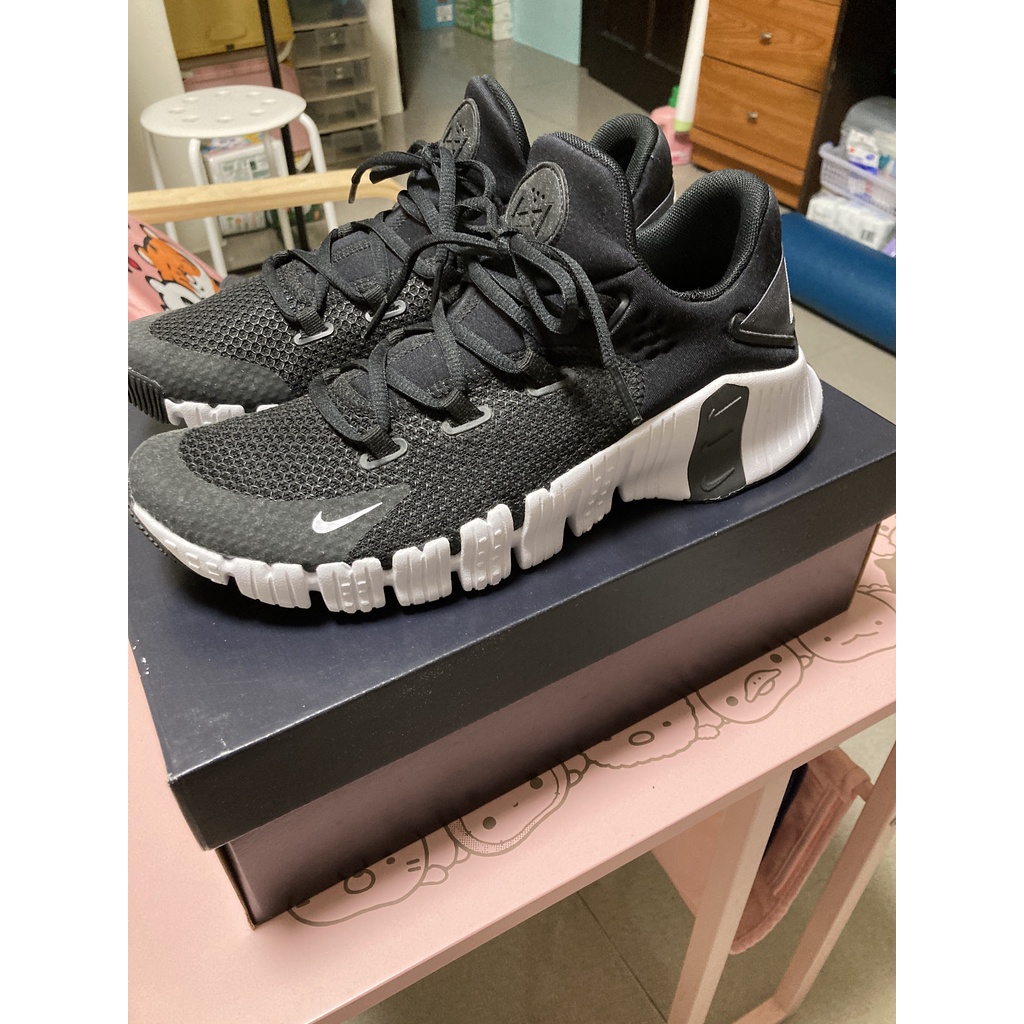 NIKE FREE METCON 4(尺寸9.5號，此雙版型偏小) 訓練鞋 運動 慢跑 健身 多功能 - CZ05960