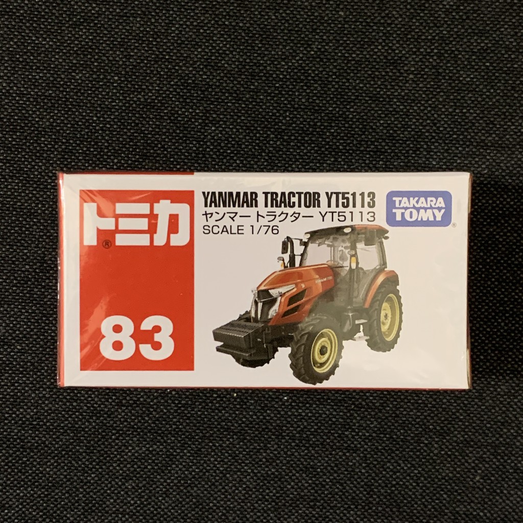[小樂]蝦皮代開發票 日版 Tomica 多美 No. 083 洋馬 YANMAR TRACTOR 農耕機 No. 83
