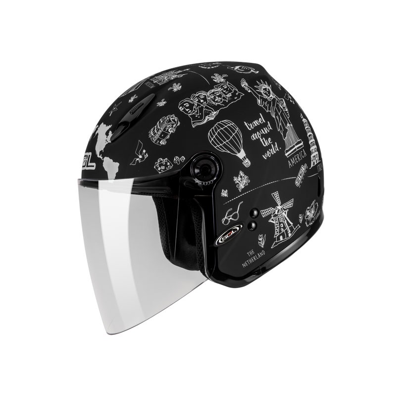 SOL 安全帽 27Y SL-27Y 環遊世界  消光黑/ 半罩 3/4罩 通風透氣 輕量化 雙D扣
