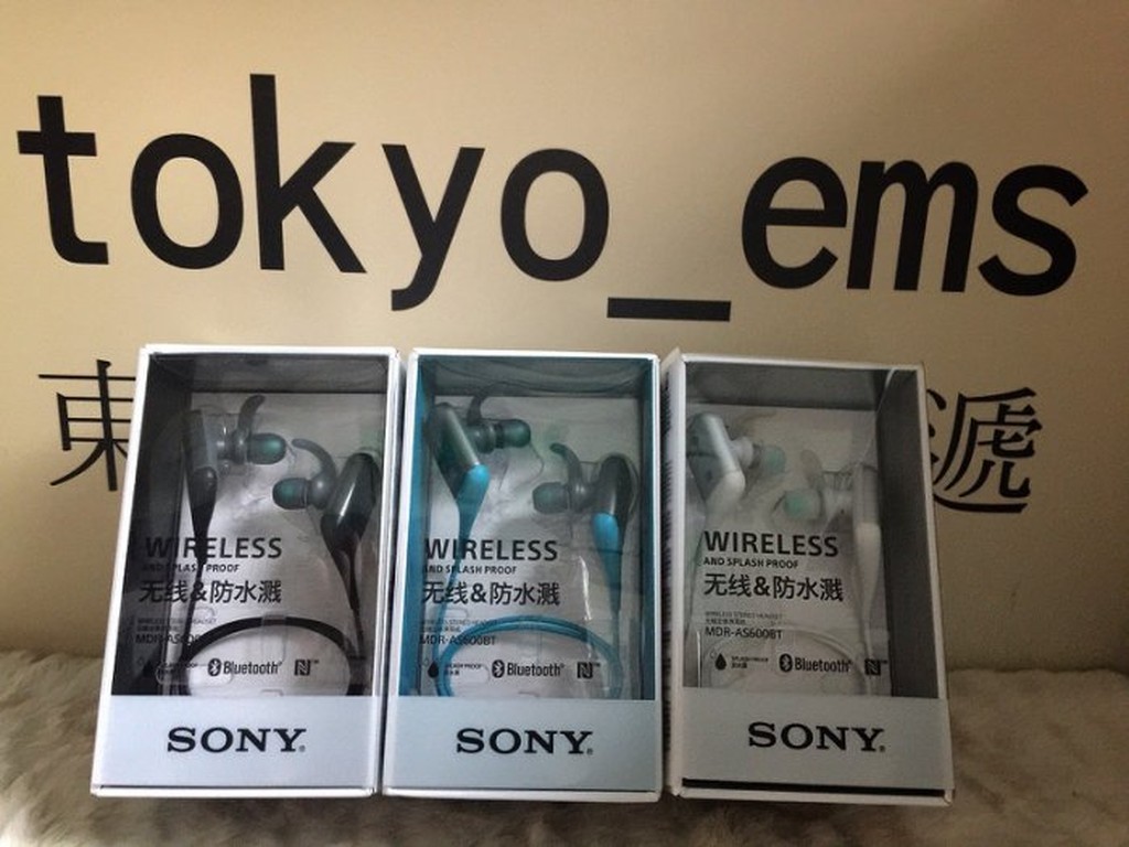 東京快遞耳機館 開封門市 SONY MDR-AS600BT 運動入耳 無線藍牙NFC 入耳式耳機