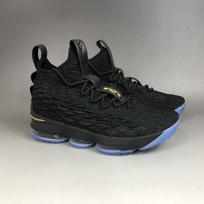 nike lebron 15 black gold
