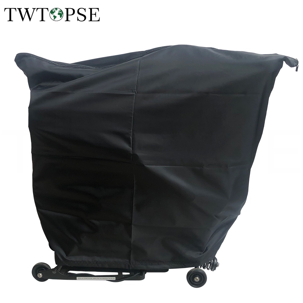 Twtopse 85g 輕巧的自行車車架隱藏式防塵罩, 用於 Brompton 折疊自行車 PIKES 3SIXTY