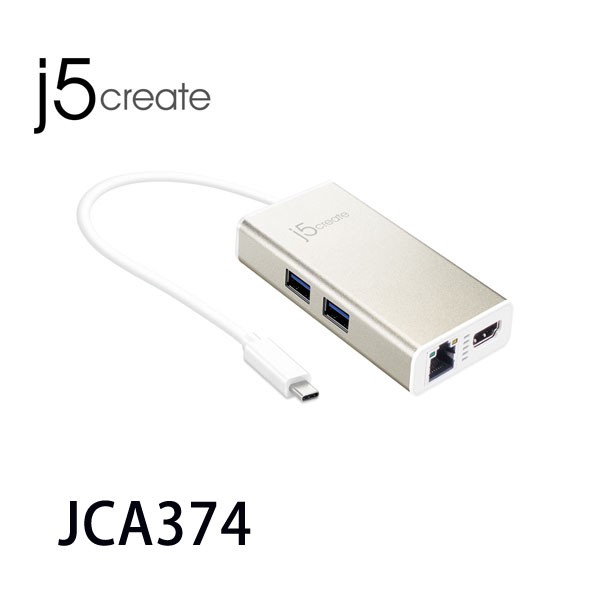 【3CTOWN】含稅開發票 j5 create JCA374 USB Type-C 多功能擴充卡