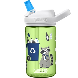 ｜享趣戶外｜《CamelBak》400ml eddy+ kids兒童吸管運動水瓶RENEW 浣熊小尖兵(贈防塵蓋乙入)