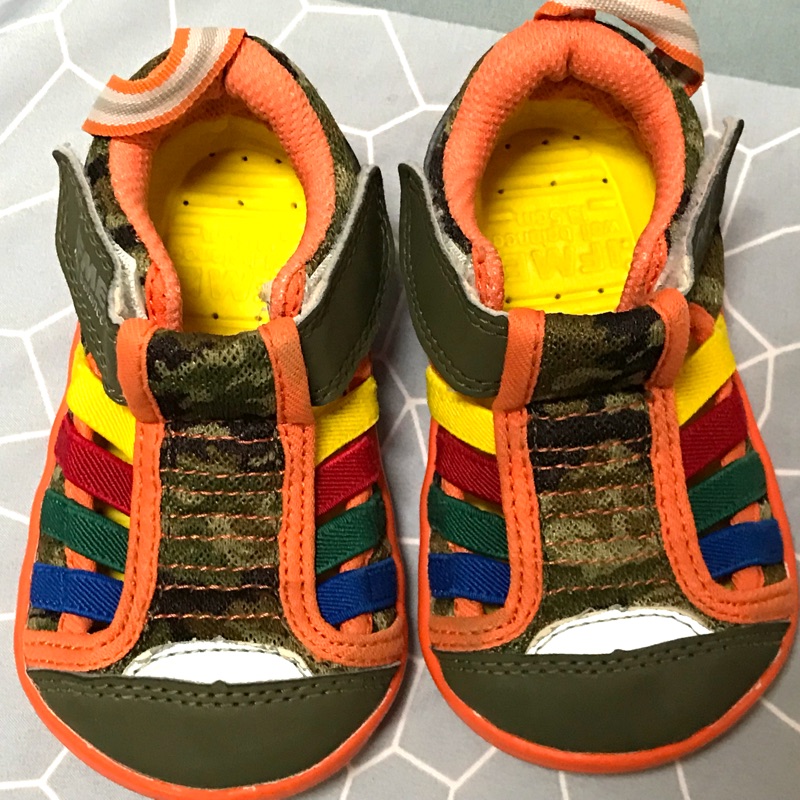 IFME 日本機能兒童學步鞋 水涼鞋 迷彩 13.5cm