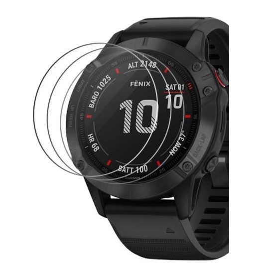 【玻璃保護貼】Garmin Fenix 6 / 6 Pro 1.3吋 智慧手錶高透玻璃貼 螢幕保護貼 強化防刮保護膜
