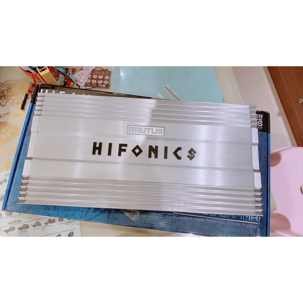 美國HIFONICS 1600.4 大功率美式擴大機 HIFI車用品牌