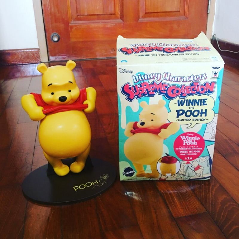 全新 90週年紀念 掀肚子 迪士尼小熊維尼 Supreme collection Winnie the Pooh