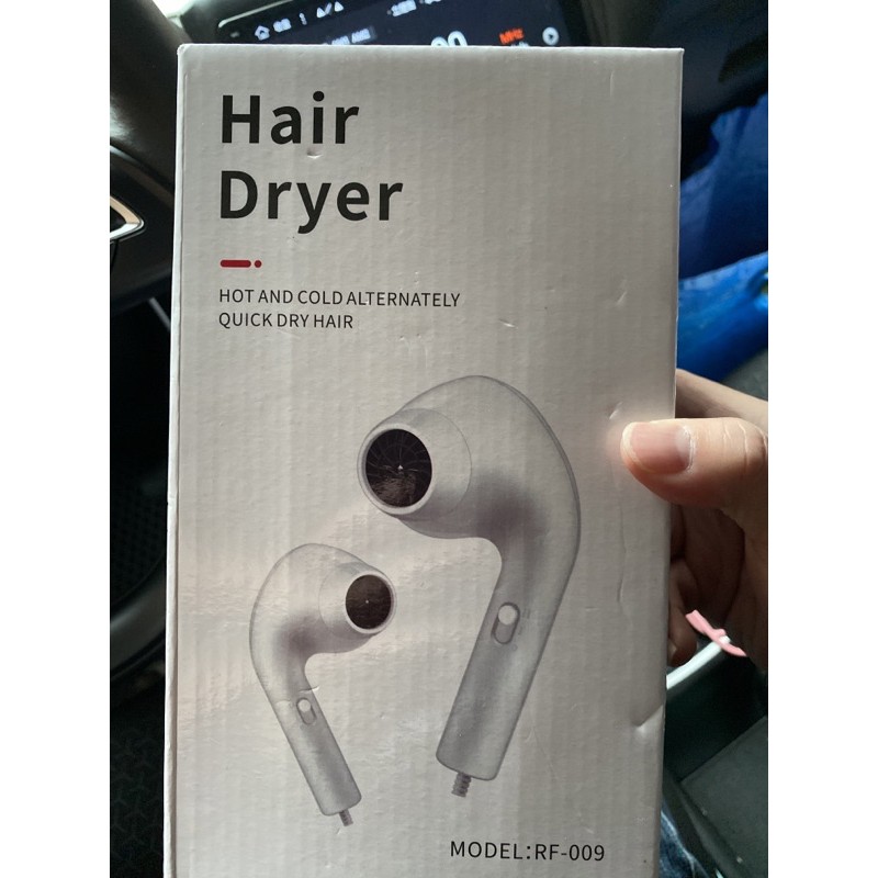 新品-大豌豆吹風機（Hair Dryer)MODEL:RF-009 白色