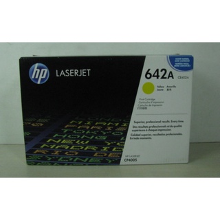 HP 642A CB402A 原廠黃色碳粉匣 CLJ CP4005/4005DN