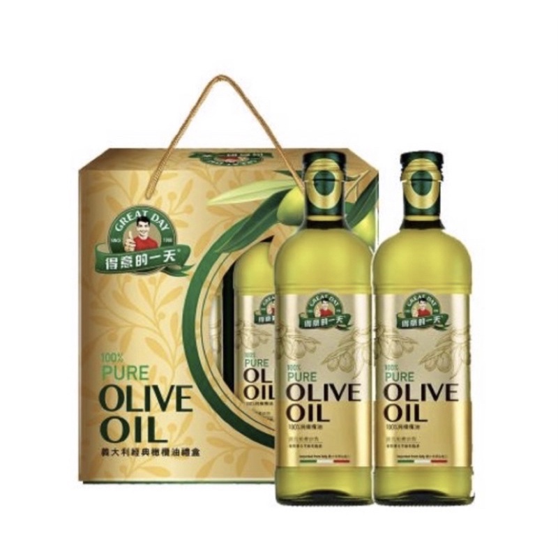 得意的一天-義大利經典橄欖油禮盒1L*2
