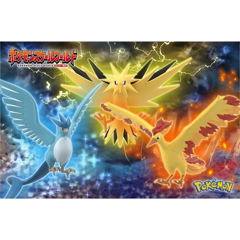 預購｜魂商店 SCALE WORLD 急凍鳥 閃電鳥 火焰鳥 精靈寶可夢 POKÉMON 盒玩 食玩