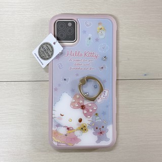 係真的嗎 出清 Hello Kitty施華洛世奇授權滿天星iPhone 11 Pro Pro Max水鑽指環扣水晶手機殼