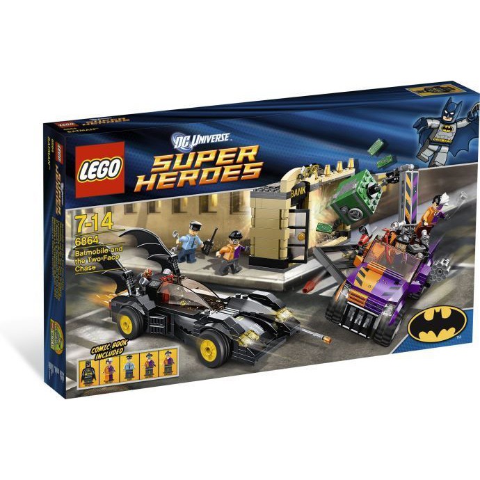 [全新未拆超低價] LEGO 樂高 6864 蝙蝠俠 雙面人追逐