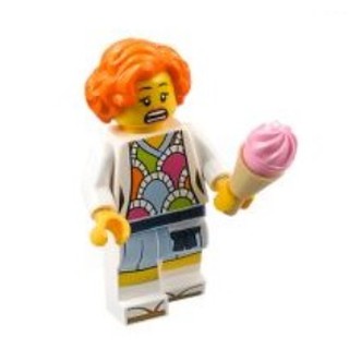 【臺中翔智積木】LEGO 樂高 旋風忍者 人偶 70615 LAUREN 勞倫 附冰淇淋