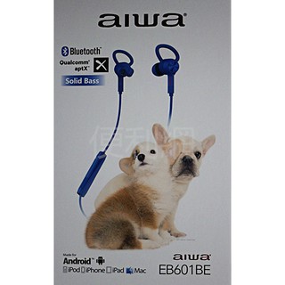 aiwa 藍芽耳塞式耳機 EB601BE 音質優美 適用:Android iPod iPhone…