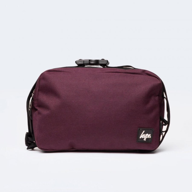 英國🇬🇧品牌 Hype 側背包/多功能斜背 Burgundy Utility Bag