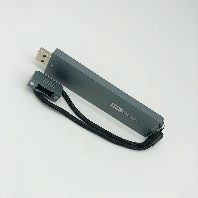 移動硬盤盒NGFF轉USB3.0 M.2SSD固態移動直插轉換盒M2鋁合金外殼