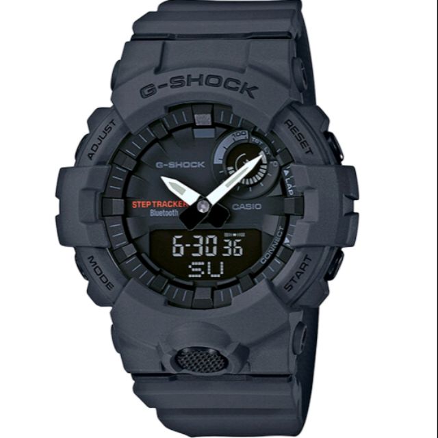 G-SHOCK 卡西歐 藍牙連線跑步紀錄運動錶(GBA-800-8A)-深灰/48.6mm
