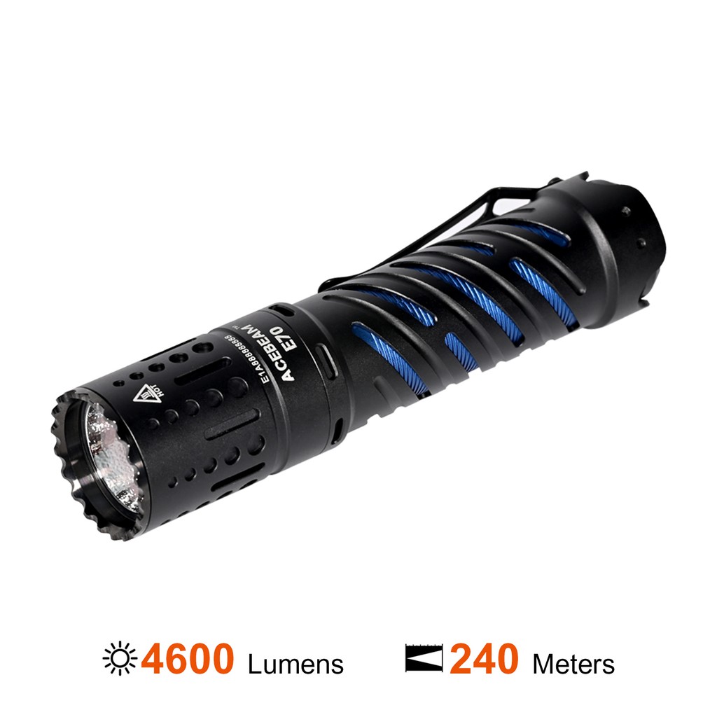 【電筒發燒友】ACEBEAM E70 AL 鋁合金 4600流明 Cree XHP70.2  21700 強光手電筒