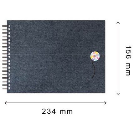 25K丹寧風素描本.繪圖本.素描本.畫圖本.手繪本.速寫本.創意塗鴉本 JB-2522