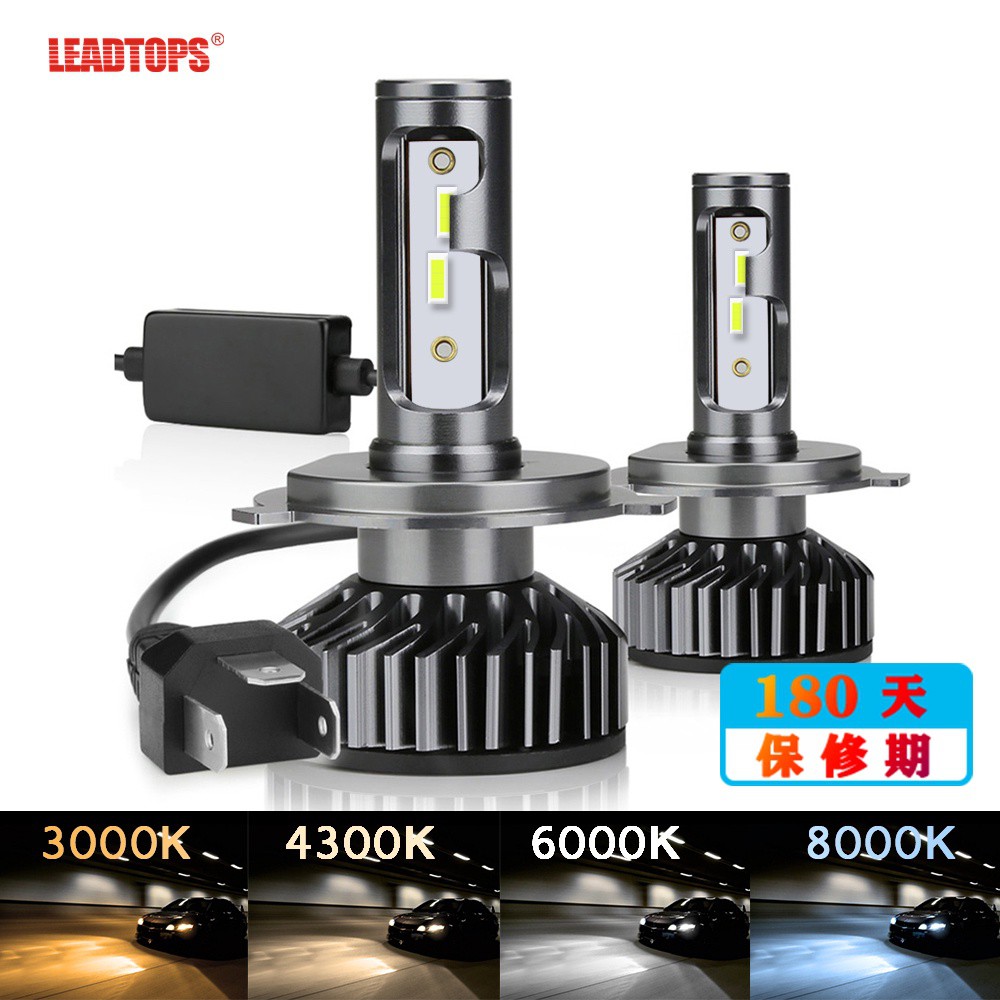 ♦【現貨】一組 H4 H7 汽車LED大燈 機車燈泡 LED頭燈 H11 9005 9006 H27 霧燈 改裝汽車通用