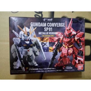 FW GUNDAM CONVERGE 鋼彈 SP METALLIC NU 鋼彈 & 沙薩比 非 獨角獸 Z MG HG