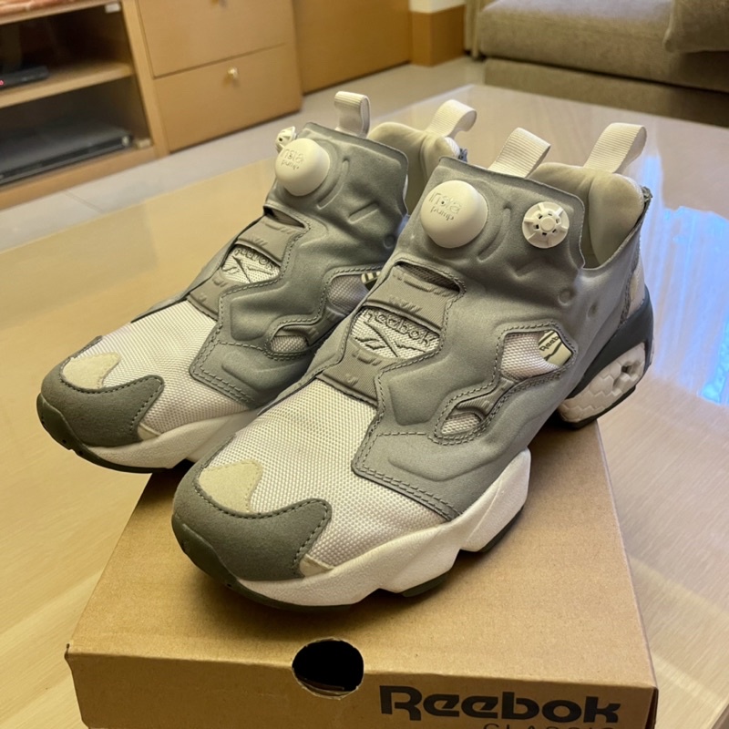 Reebok instapump fury 灰白 八成新