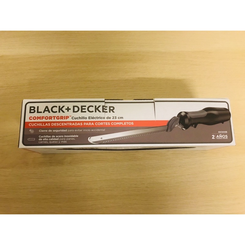 {現貨}美國進口 BLACK &amp; DECKER 黑色電動麵包刀 吐司刀 EK-500B