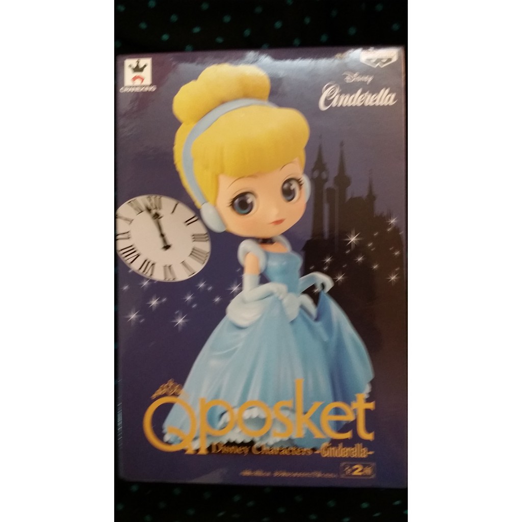 【Qposket】代理版 迪士尼 灰姑娘 仙度瑞拉 Disney Cinderella  公仔 手辦 模型