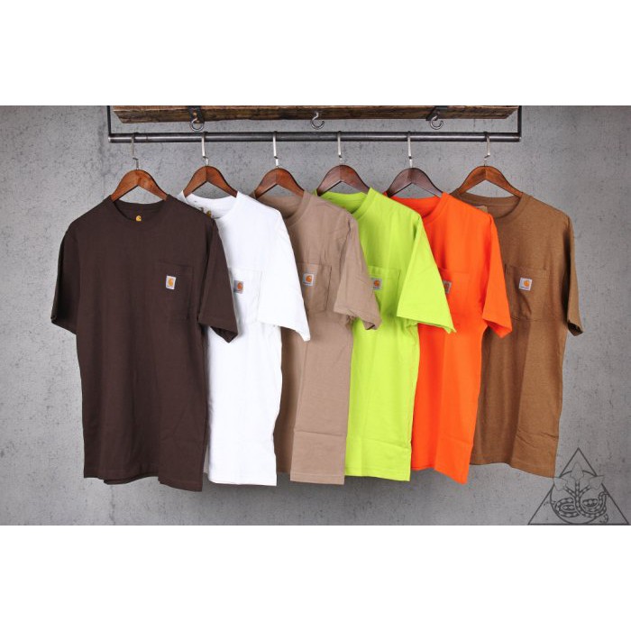 【HYDRA】美版 Carhartt Pocket Tee K87 口袋T 素面 重磅 6.75oz 短T【K87A】