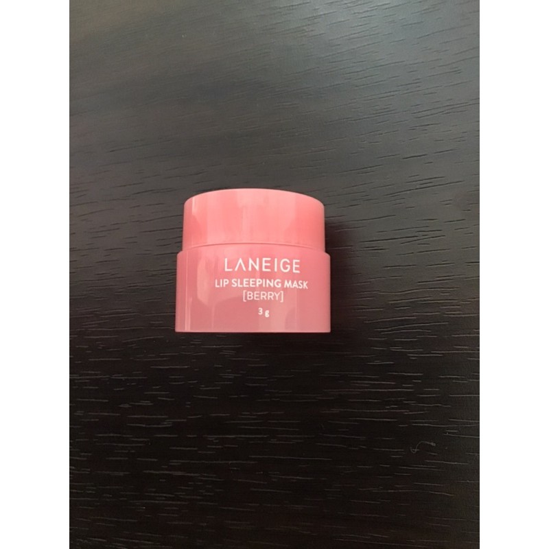 已過期LANEIGE 蘭芝 晚安唇膜-莓果 3g