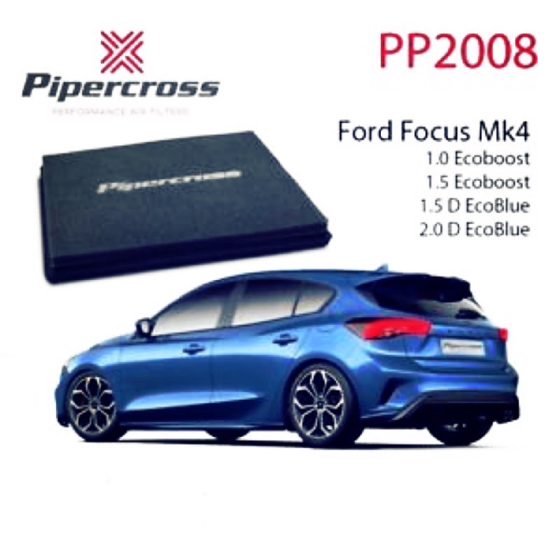 英國 Pipercross Focus MK4 四代 高流量濾心  空濾 PP2008