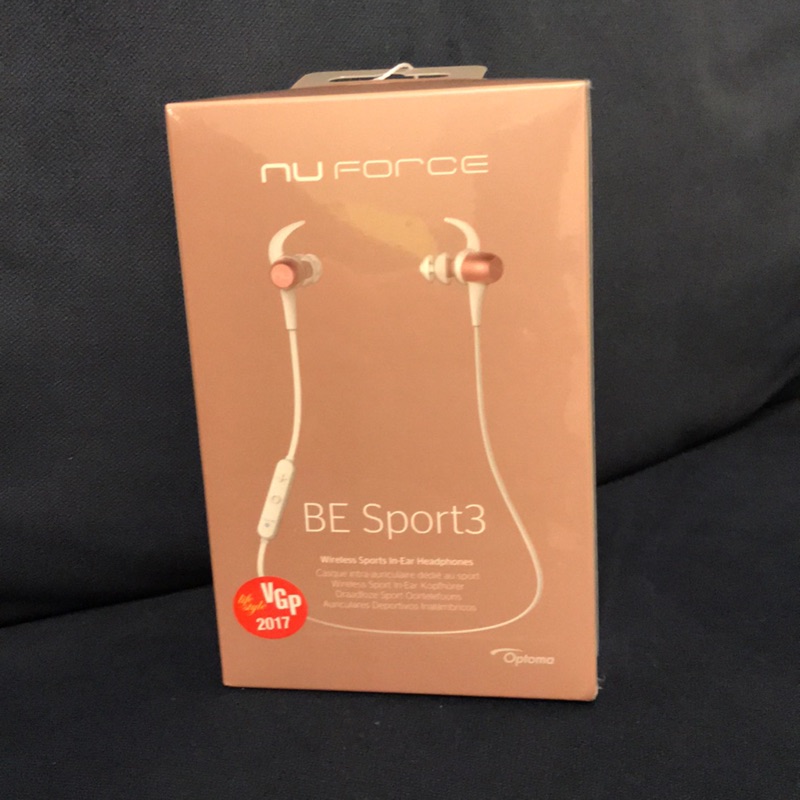 奧圖碼 NuForce BE Sport3藍芽無線防水運動入耳式耳機(玫瑰金)