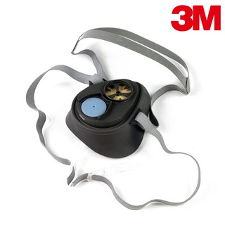 3m 防毒面具 3200 簡易單濾罐半面罩防毒口罩防毒面罩 可加購3744濾棉3700濾棉固定盒或3301k-100濾罐