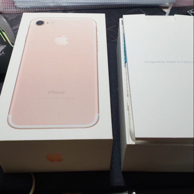 僅一支Apple iphone7 玫瑰金128g粉色 約95成新 女用機