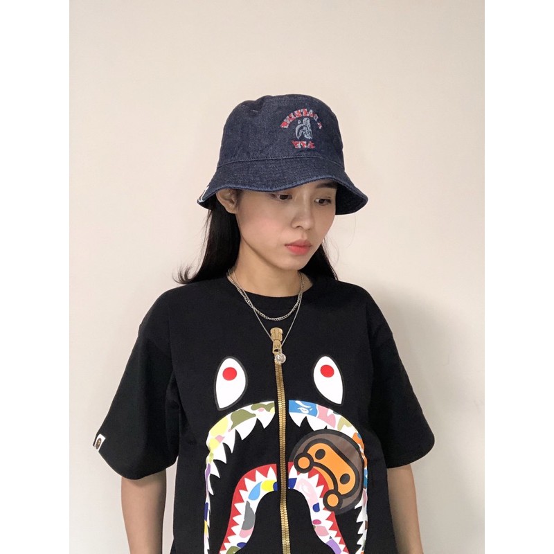 Ueno上野日貨bape Ape 彩色鯊魚金拉鏈milo 閃亮濱紛鯊魚 Bape1 D 蝦皮購物