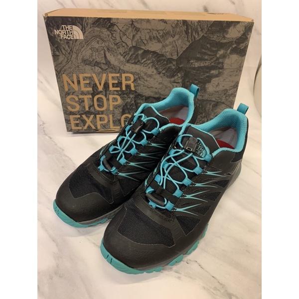 THE NORTH FACE 登山健走運動鞋 GORE-TEX防潑水材質 38號