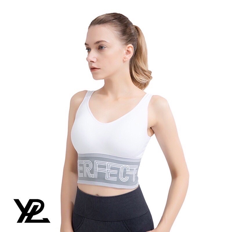 全新🌈澳洲YPL Air Sport Bralette空氣運動背心 白色 健身瑜伽運動內衣bra top 可#換物